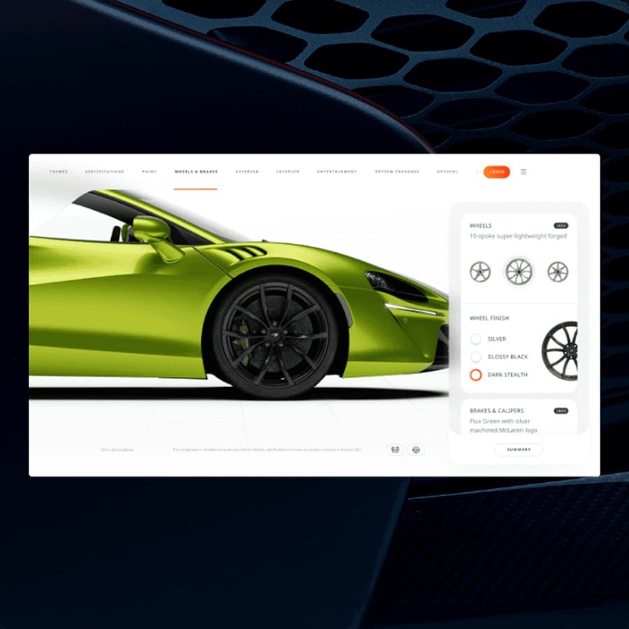 McLaren Car Configurator
